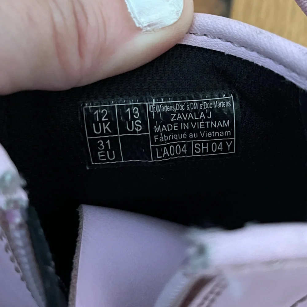 Dr. Martens Pink and Black Child Size 13 GUC Some‎ wear and scuffs see photos.